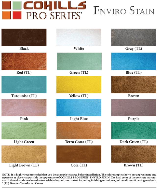 Colors at Western Desing Coating Commercial Flooring Concrete Flooring Western Design Coatings Inc Phoenix AZ2 1